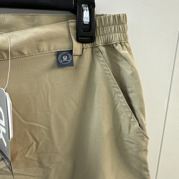 Little Donkey Andy DryTech Cargo Shorts Stretch UPF 50+ Tan Sz M NWT - Picture 2 of 7